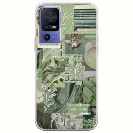 Aesthetic Green TCL 40 SE Flexible TPU (Διάφανη Σιλικόνη)