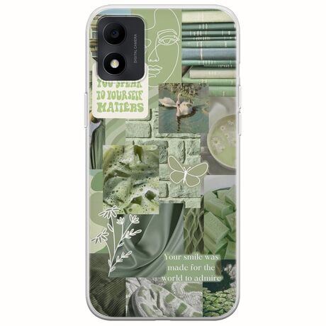 Aesthetic Green TCL 305i Flexible TPU (Διάφανη Σιλικόνη)