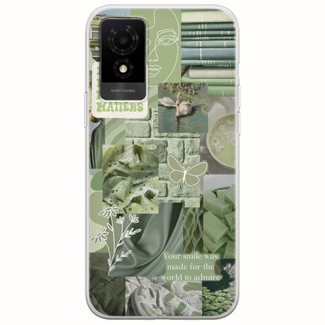 Aesthetic Green TCL 501 Flexible TPU (Διάφανη Σιλικόνη)