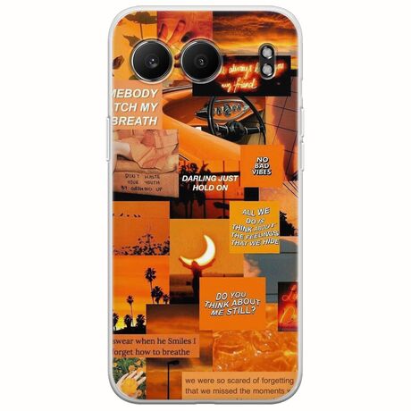 Aesthetic Orange OnePlus Nord 4 5G Flexible TPU (Διάφανη Σιλικόνη)