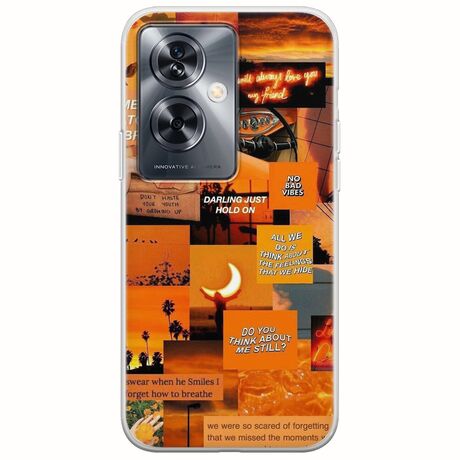 Aesthetic Orange OnePlus Nord N30 SE 5G Flexible TPU (Διάφανη Σιλικόνη)