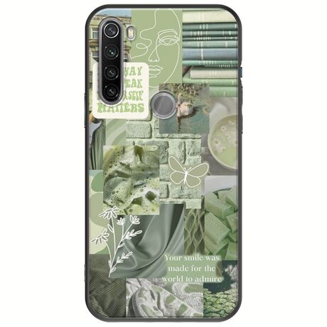 Aesthetic Green Xiaomi Redmi Note 8T Black TPU (Μαύρη Σιλικόνη)