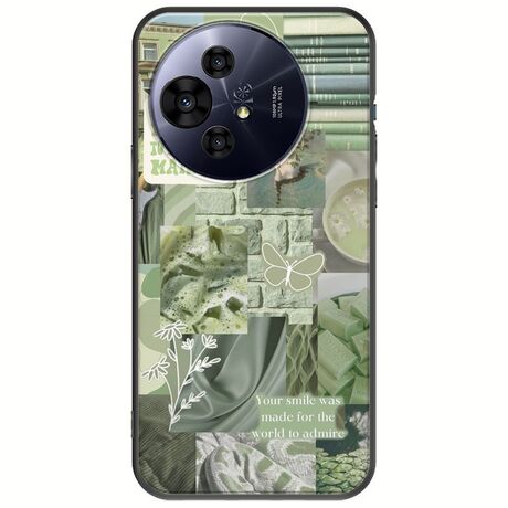 Aesthetic Green TCL 50 PRO NXTPAPER 5G Black TPU (Μαύρη Σιλικόνη)