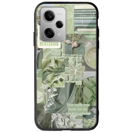 Aesthetic Green Xiaomi Redmi Note 12 Pro Plus 5G Groove TPU (Tempered Glass και TPU)