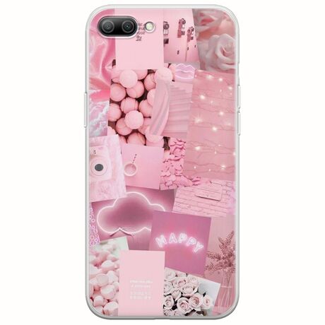 Aesthetic Pink Huawei Honor 10 Flexible TPU (Διάφανη Σιλικόνη)