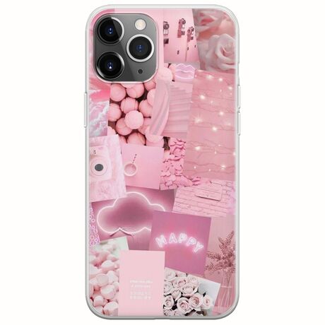 Aesthetic Pink iPhone 11 Pro Max Flexible TPU (Διάφανη Σιλικόνη)