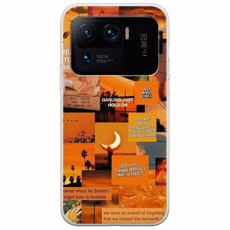 Aesthetic Orange Xiaomi Mi 11 Ultra Flexible TPU (Διάφανη Σιλικόνη)