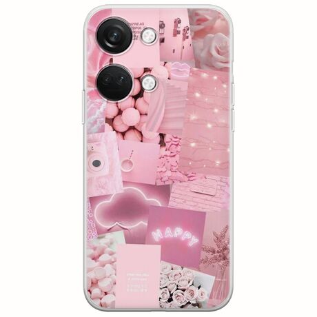 Aesthetic Pink OnePlus Nord 3 5G Flexible TPU (Διάφανη Σιλικόνη)