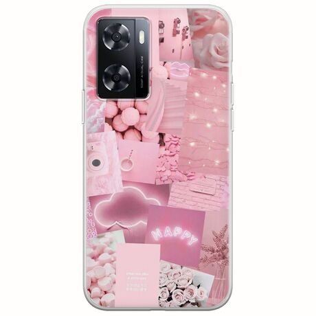 Aesthetic Pink OnePlus Nord N20 SE Flexible TPU (Διάφανη Σιλικόνη)