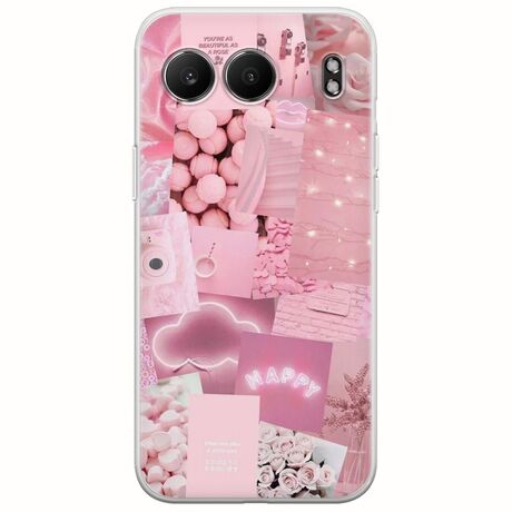 Aesthetic Pink OnePlus Nord 4 5G Flexible TPU (Διάφανη Σιλικόνη)