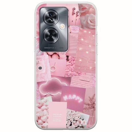 Aesthetic Pink OnePlus Nord N30 SE 5G Flexible TPU (Διάφανη Σιλικόνη)