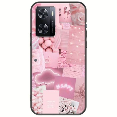 Aesthetic Pink OnePlus Nord N20 SE Black TPU (Μαύρη Σιλικόνη)