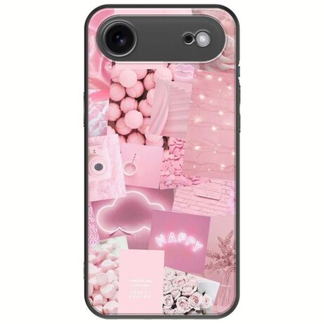 Aesthetic Pink iPhone Air Black TPU (Μαύρη Σιλικόνη)