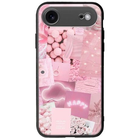 Aesthetic Pink iPhone Air Groove TPU (Tempered Glass και TPU)