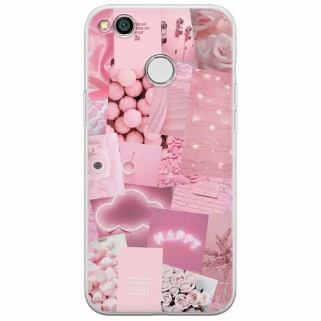 Aesthetic Pink Xiaomi Redmi 4X Flexible TPU (Διάφανη Σιλικόνη)