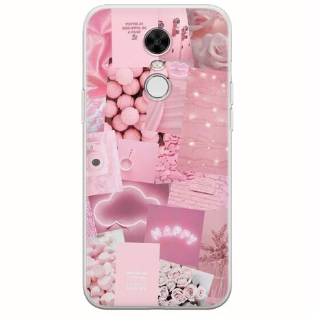 Aesthetic Pink Xiaomi Redmi Note 4 / Note 4X Flexible TPU (Διάφανη Σιλικόνη)