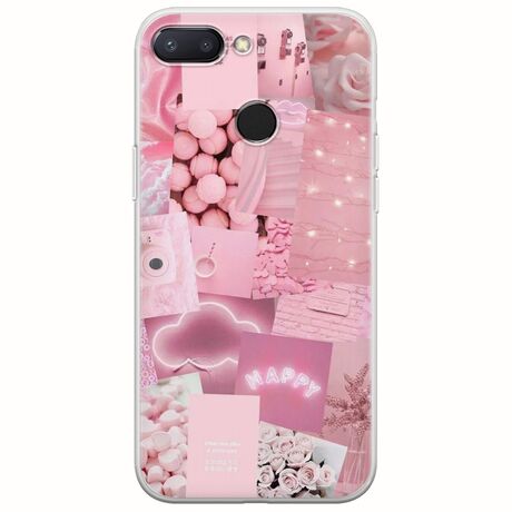 Aesthetic Pink Xiaomi Redmi 6 Flexible TPU (Διάφανη Σιλικόνη)