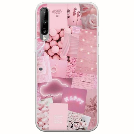 Aesthetic Pink Samsung Galaxy A30s Flexible TPU (Διάφανη Σιλικόνη)