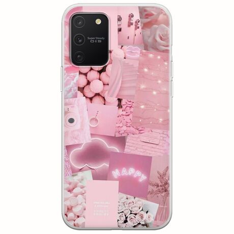 Aesthetic Pink Samsung Galaxy S10 Lite Flexible TPU (Διάφανη Σιλικόνη)