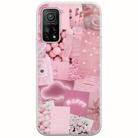 Aesthetic Pink Xiaomi Mi 10T / Mi 10T Pro Flexible TPU (Διάφανη Σιλικόνη)