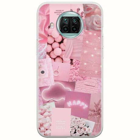 Aesthetic Pink Xiaomi Mi 10T Lite Flexible TPU (Διάφανη Σιλικόνη)