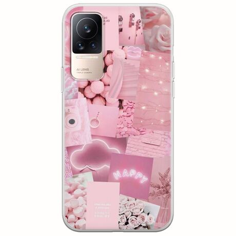 Aesthetic Pink Xiaomi Civi Flexible TPU (Διάφανη Σιλικόνη)