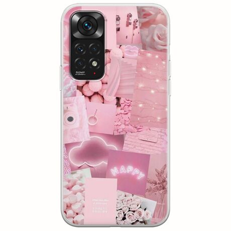 Aesthetic Pink Xiaomi Redmi Note 11 / 11s Flexible TPU (Διάφανη Σιλικόνη)