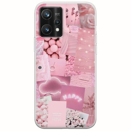 Aesthetic Pink Realme 9 Pro Plus Flexible TPU (Διάφανη Σιλικόνη)