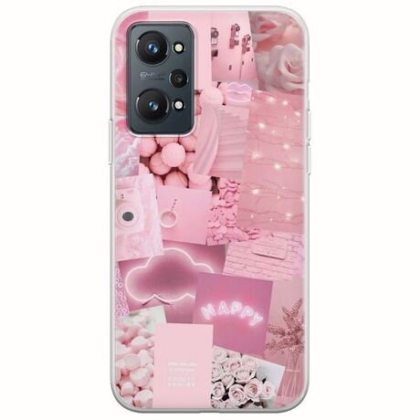 Aesthetic Pink Realme GT 2 5G Flexible TPU (Διάφανη Σιλικόνη)