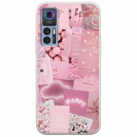 Aesthetic Pink TCL 30 / 30 5G / 30+ Flexible TPU (Διάφανη Σιλικόνη)