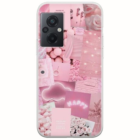 Aesthetic Pink Xiaomi Poco M5 Flexible TPU (Διάφανη Σιλικόνη)