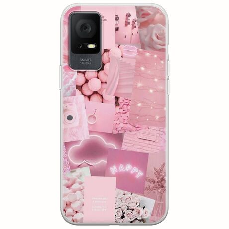 Aesthetic Pink TCL 405 Flexible TPU (Διάφανη Σιλικόνη)