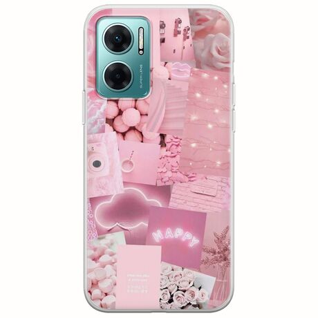 Aesthetic Pink Xiaomi Redmi 10 5G Flexible TPU (Διάφανη Σιλικόνη)
