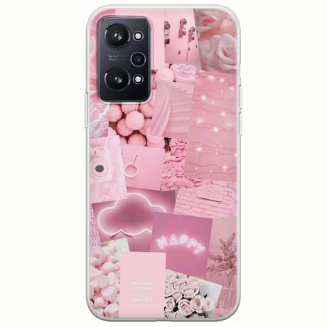 Aesthetic Pink Realme GT Neo 3T Flexible TPU (Διάφανη Σιλικόνη)