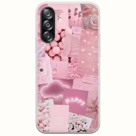 Aesthetic Pink Samsung Galaxy A26 5G  Flexible TPU (Διάφανη Σιλικόνη)