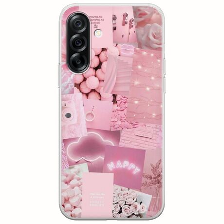 Aesthetic Pink Samsung Galaxy A36 5G  Flexible TPU (Διάφανη Σιλικόνη)