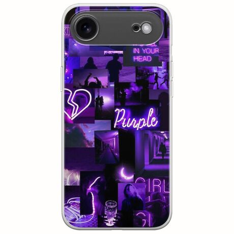 Aesthetic Purple iPhone Air Flexible TPU (Διάφανη Σιλικόνη)