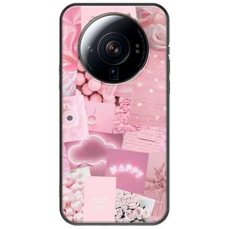 Aesthetic Pink Xiaomi 12S Ultra Black TPU (Μαύρη Σιλικόνη)