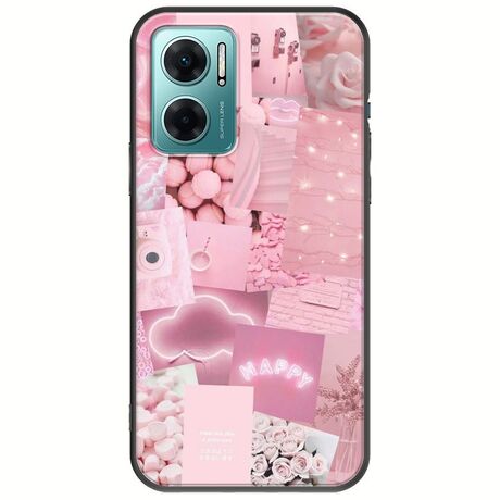 Aesthetic Pink Xiaomi Redmi 10 5G Black TPU (Μαύρη Σιλικόνη)