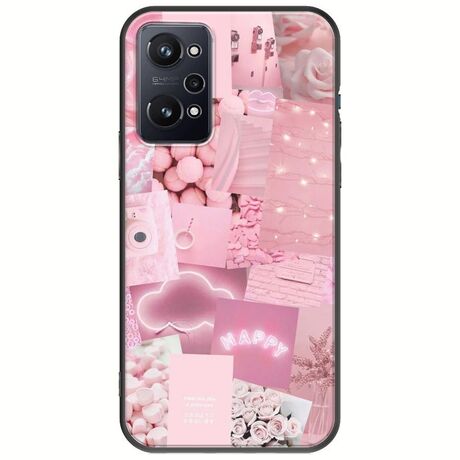 Aesthetic Pink Realme GT Neo 3T Black TPU (Μαύρη Σιλικόνη)