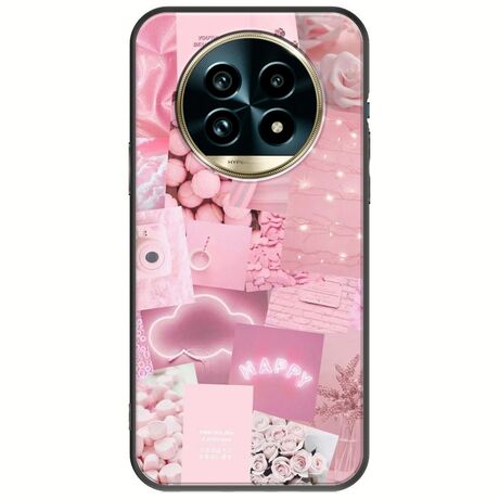 Aesthetic Pink Realme 13 Pro 5G Black TPU (Μαύρη Σιλικόνη)