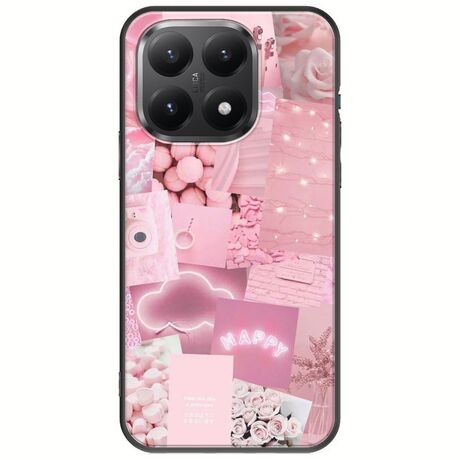 Aesthetic Pink Xiaomi 15T 5G Black TPU (Μαύρη Σιλικόνη)