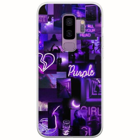Aesthetic Purple Samsung Galaxy S9 Plus Flexible TPU (Διάφανη Σιλικόνη)