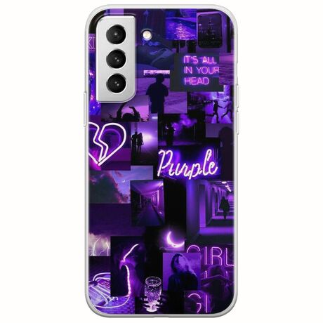 Aesthetic Purple Samsung Galaxy S22 Plus Flexible TPU (Διάφανη Σιλικόνη)