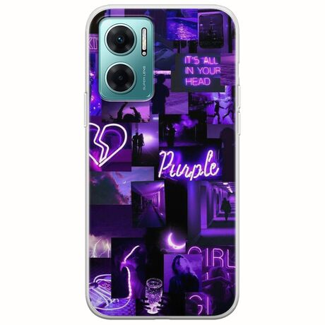 Aesthetic Purple Xiaomi Redmi 10 5G Flexible TPU (Διάφανη Σιλικόνη)