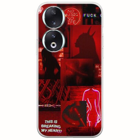 Aesthetic Red Honor 90 5G Flexible TPU (Διάφανη Σιλικόνη)