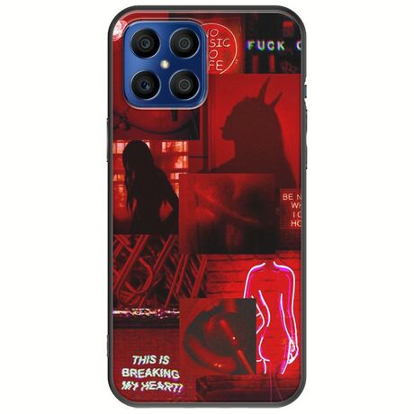 Aesthetic Red Honor X8 Black TPU (Μαύρη Σιλικόνη)