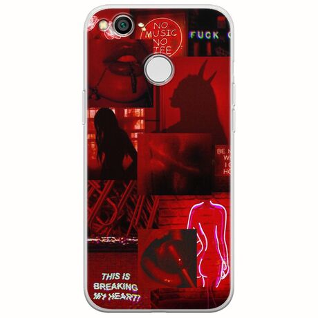 Aesthetic Red Xiaomi Redmi 4X Flexible TPU (Διάφανη Σιλικόνη)