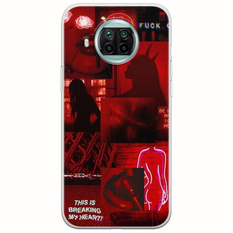 Aesthetic Red Xiaomi Mi 10T Lite Flexible TPU (Διάφανη Σιλικόνη)