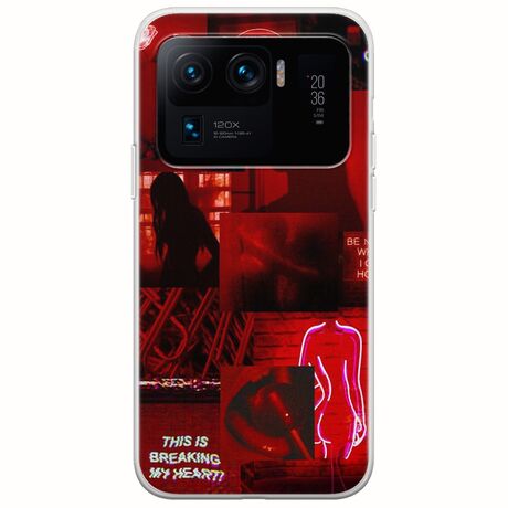 Aesthetic Red Xiaomi Mi 11 Ultra Flexible TPU (Διάφανη Σιλικόνη)